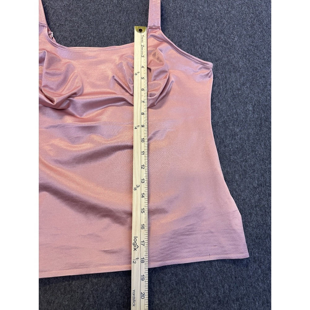 Ruby Ribbon Lace Cami Sz 44 Copper Color Shapewear Style 3022 Sculpting Tank Top - Picture 10 of 12